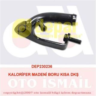 KALORİFER MADENİ BORU KISA DKŞ resmi
