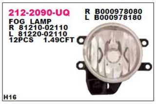 SİS LAMBASI COROLLA 13-15 AURIS VERSO 12-13 YARİS 12- DUYSUZ ÖN SOL resmi
