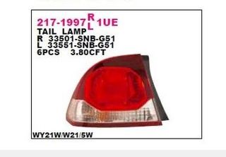 STOP LAMBASI SAG-(HONDA: CIVIC "SEDAN" 09>11 ) resmi