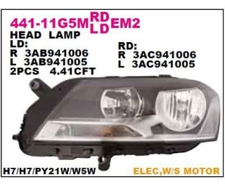 ON FAR SAG [MOTORU UZERINDE SIYAH] VOLKSWAGEN PASSAT 11- resmi