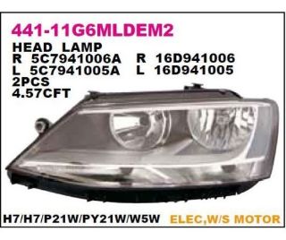 ON FAR SOL MOTORU UZERINDE SIYAH VOLKSWAGEN JETTA 11- resmi