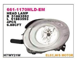 ON FAR SOL MOTORU UZERINDE FIAT 500L 12- resmi