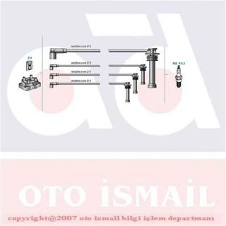 BUJİ KABLOSU TAKIM FOCUS I 98>04 MONDEO II 98>00 1,8 16V / 2,0 16V COUGAR 2,0 16V 98>01 resmi