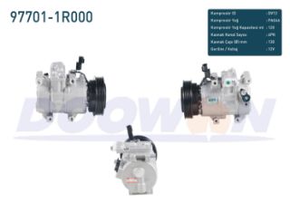 KLIMA KOMPRESÖRU 6 PK 130MM HYUNDAİ I20 1.4 - 1.6 2008-2015 resmi