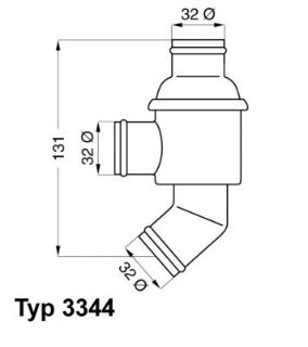 TERMOSTAT 75C BMW 1502-1600-1800-2000-2002-316-318-320-518-520 resmi