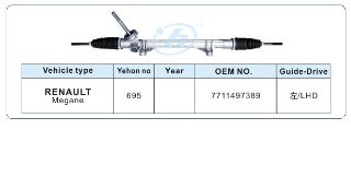 DİREKSİYON KUTUSU DK695 MEGANE-II ELEKTİRİKLİ resmi