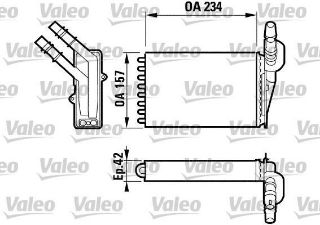 KALORİFER RADYATÖRÜ H158 CLİO-II (98-) TÜM MODELLER resmi