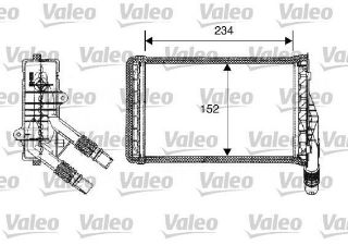 KALORİFER RADYATÖRÜ H164 KANGO 1.5 DCI 1.9 DTI (01-) 1.2 1.4 1.6-16V resmi