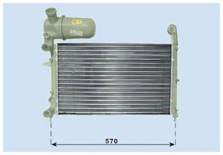 RADYATÖR R173 MFI153 TEMPRA TİPO 1.6 BİDONLU resmi