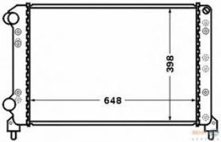 SU RADYATÖRÜ DOBLO 1.9D 1.6 16V 01-> resmi