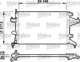 RADYATÖR R219 CORSA-C 1.2-1.4 16V (03-) 1300236 resmi