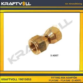 FITTING ARA ADAPTÖR   F1/4 SAE - F1/4 SAE  (5 ADET) resmi