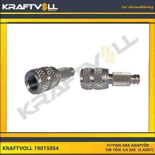 FITTING ARA ADAPTÖR   KUMANDA VALFLI 1/4 SAE  (5 ADET) resmi