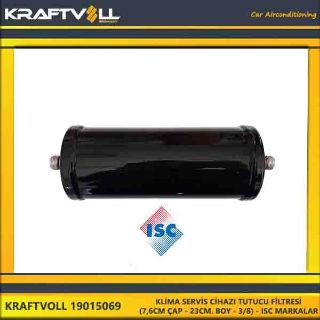 KLIMA SERVIS CIHAZI TUTUCU FİLTRESI - (7,6CM ÇAP - 23CM. BOY - 3/8) - ISC MARKA CIHAZLAR resmi