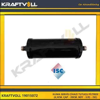 KLIMA SERVIS CIHAZI TUTUCU FİLTRESI -  (6,3CM. ÇAP - 20CM. BOY - 3/8) - ISC MARKA CIHAZLAR resmi