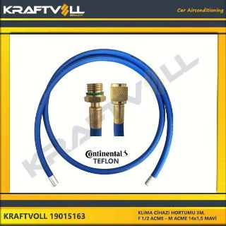 KLIMA GAZ BASMA HORTUMU  3000MM F 1/2 ACME X M ACME 14*1,5 MAVI CONTINENTAL resmi