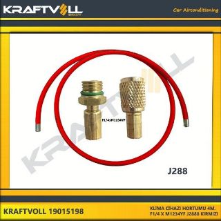 KLIMA GAZ BASMA HORTUMU  4000 MM F 1/4 X M1234YF J2888 KIRMIZI resmi