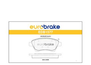 ÖN BALATA MGN II 1.5-1.9 DCI 11.02 SCENİC 05 KNG 01 18.3X136.8X59.5 GDB1552-FDB1544-LP1730 resmi