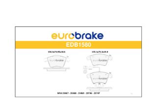 ÖN BALATA FİŞLİ TRANSPORTER T5 16 JANT YM KALIN 03 İKAZ KABLOLU GDB1555-FVR1642W-LP1914 resmi