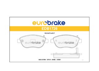 ÖN BALATA CORSA D BÜYÜK TİP 1.3 CDTI 07/06 FIAT 500 0.9 12 1.4 1.3D 12 1.6D12 GDB1701-FDB1919-LP1990 resmi