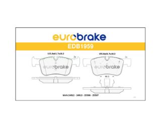 ÖN BALATA BMW 1 SERİ F20 118İ 120D 10 3 SERİ F30 316D 318D 320İ 320D F21 11 F31 F33 F34 F84 GDB1934-FDB4489-LP2285 resmi