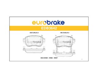 ARKA BALATA RENAULT KADJAR 15 NİSSAN QASHQAI-XTRAİL 14 GDB3617-FDB4842-LP3145 resmi