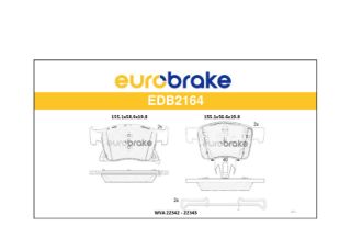 ÖN BALATA ASTRA K 15 16 İNC 155.2X62.3X19.5 GDB2139-FDB4934-LP3237 resmi