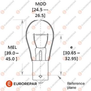 ERP 12V-P21W AMPUL B.M TÜM MODELLER  00- resmi