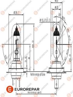 ERP H7 12V-55W AMPUL resmi