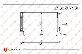 KLİMA RADYATÖRÜ
 B14XFL B14XFT B16DTL B16DTH ASTRA K
 16- resmi