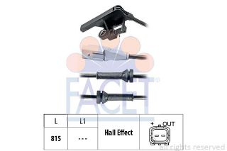 TEKER HIZ SENSORU 307 (3A/C) 307 BREAK (3E) 307 CC (3B) 307 resmi