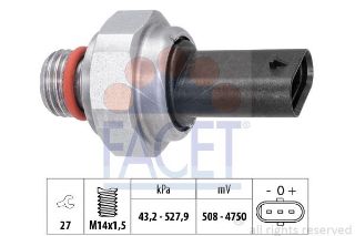 EGZOZ BASINC SENSORU BMW G20 G30 F20 F10 F32 G11 F39 F48 G01 G02 G05 F26  G07 resmi