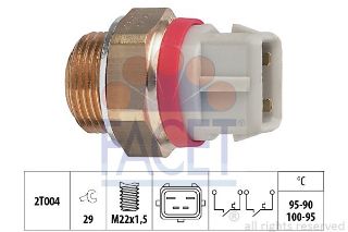 FAN MÜŞÜRÜ (95 / 90°) ESCORT 1,3 / 1,8TD / 1,6 / 1,8 90>99 MONDEO 93>96 ORİON III 90>93 SCORPIO 2,5TD 94>98 (KIRMIZI) KLIMALI resmi