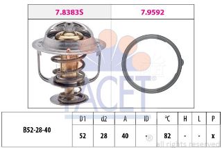 TERMOSTAT FORD RANGER 2.5D 2.5TD 98>12 MAZDA B2500 98> resmi