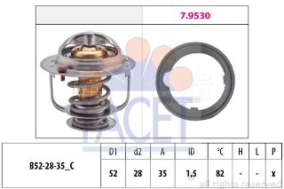 TERMOSTAT HONDA CİVİC 2006-2012 CRV 2,0 2012-> resmi