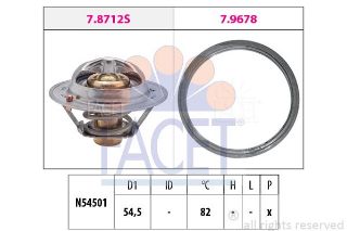 TERMOSTAT 82 M4R MEGANE resmi