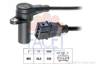 KRANK MIL SENSORU ASTRA F CORSA B TIGRA 1.6 16V resmi