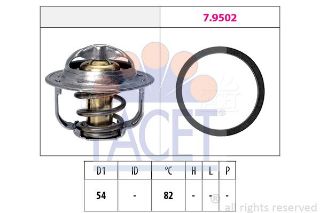 TERMOSTAT ASTRA G VECTRA B ZAFİRA A B 2.2 16V VECTRA C SIGNUM 2.0 2.2 16V ZAFİRA (82C) resmi