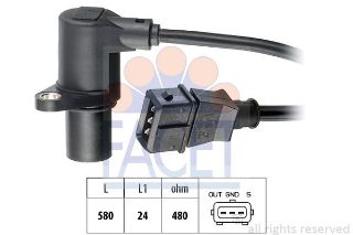 KRANK MİLİ DEVİR SENSÖRÜ  1,6-1,8-1,8T PASSAT 96>00 A80 A4 A6 93>95 resmi