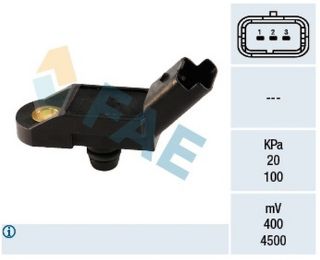 HAVA BASINÇ SENSÖRÜ  P106-P206-P306-P405-P607-P806-P307-P106 YM-P206-P406-P807-C8--P407-SAXO-XSARA II-XSARA PICASSO-C5-XANTIA resmi