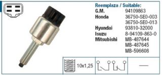 FREN MÜŞÜRÜ KİA SORENTO 2003> HONDA ACCORD 1990 1998 CARİSMA 2000 2006 resmi