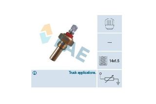 HARARET MUSURU M-BENZ MB800 UNIMOG O302 - O303 O402 / SCANIA 3-SERI 93-113 88>91 143 88>96 4-SERI 144 95>08       1 PIN -  120 °C resmi