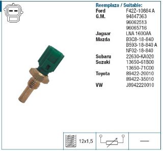 MOTOR SICAKLIK SENSÖRÜ 2,5 D RANGER 98-06 resmi