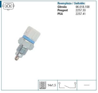 GERI VİTES MÜŞÜRÜ PARTNER-BERLİNGO BE3 SANZIMAN<-03 P106-P206-P205-P306-P309-P405-P605-P406-P806-EXPERT-JUMPY-SAXO-BX-C15-XM-ZX-XANTIA-XSARA resmi