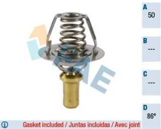 TERMOSTAT (86°) R19 CLIO EXPRES 1,4I E6J / E7J resmi