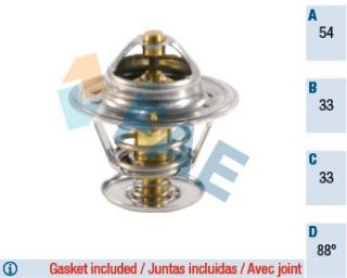TERMOSTAT 88CC HYUNDAI ACCENT 1994 2000 resmi