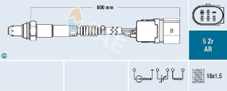 OKSIJEN SENSÖRÜ  BMW E87 E90 E46 E63 E65 E66 E67 resmi