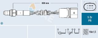 OKSİJEN SENSÖRÜ BBY-BBZ-BKY 1,4 16V POLO-CORDOBA-FABIA 01-09 resmi