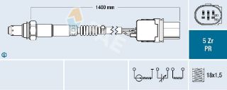 OKSIJEN SENSÖRÜ  BMW F10 E90 E81 E87 E60 N52 N54 KATALIZOR ONCESI resmi