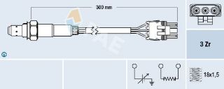 OKSIJEN SENSORU 1.8 2.0 B56 F3P K56 F3R E7J K7M B54 LAGUNA MEGANE SAFRAN resmi